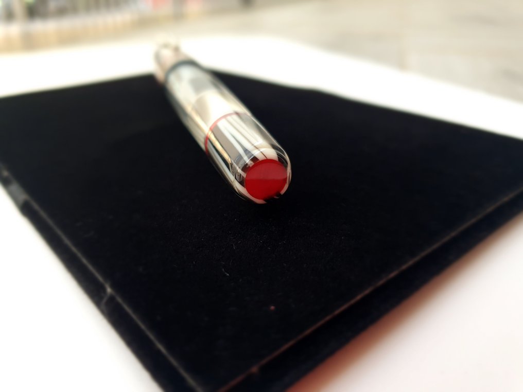 Marlen - Seventies - Edizione Speciale in resina e Argento - Grigia - Roller ball pen #3.2