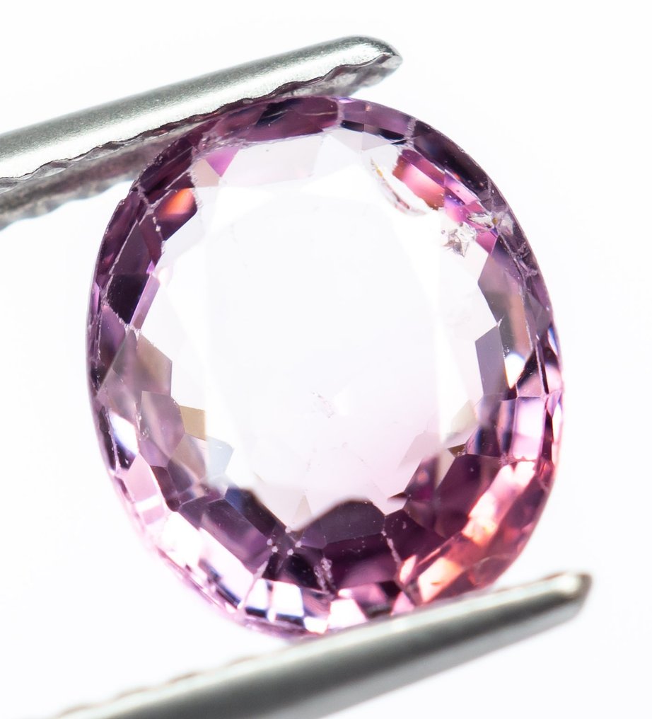 没有保留价 尖晶石  - 2.09 ct - 安特卫普宝石检测实验室（ALGT） - 紫粉色 #1.2