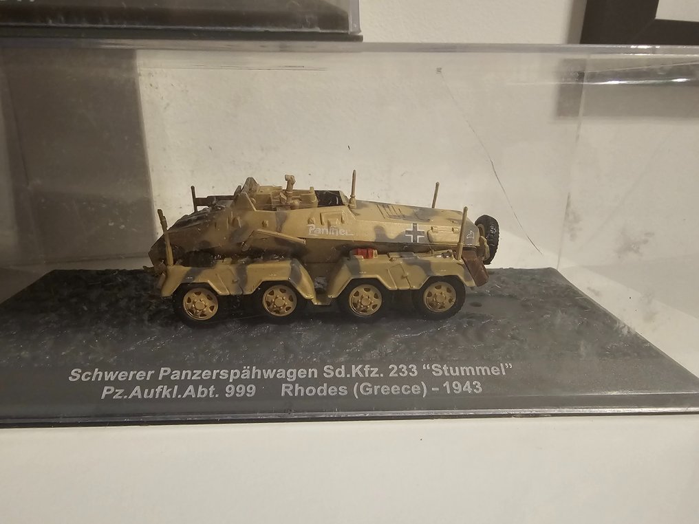 Panzer & Militärfahrzeuge von "de Agostini (Altaya)" in Original Verpackung - Leketøy Los bestehend aus 4 Militärfahrzeugen aus dem Zweiten Weltkrieg u.a. - Europa #2.1