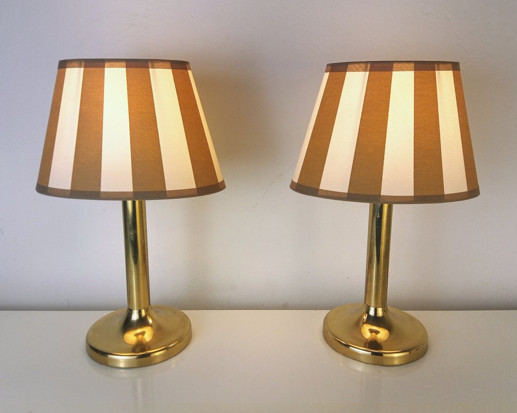Lampa - Mässing - Två bordslampor #2.3