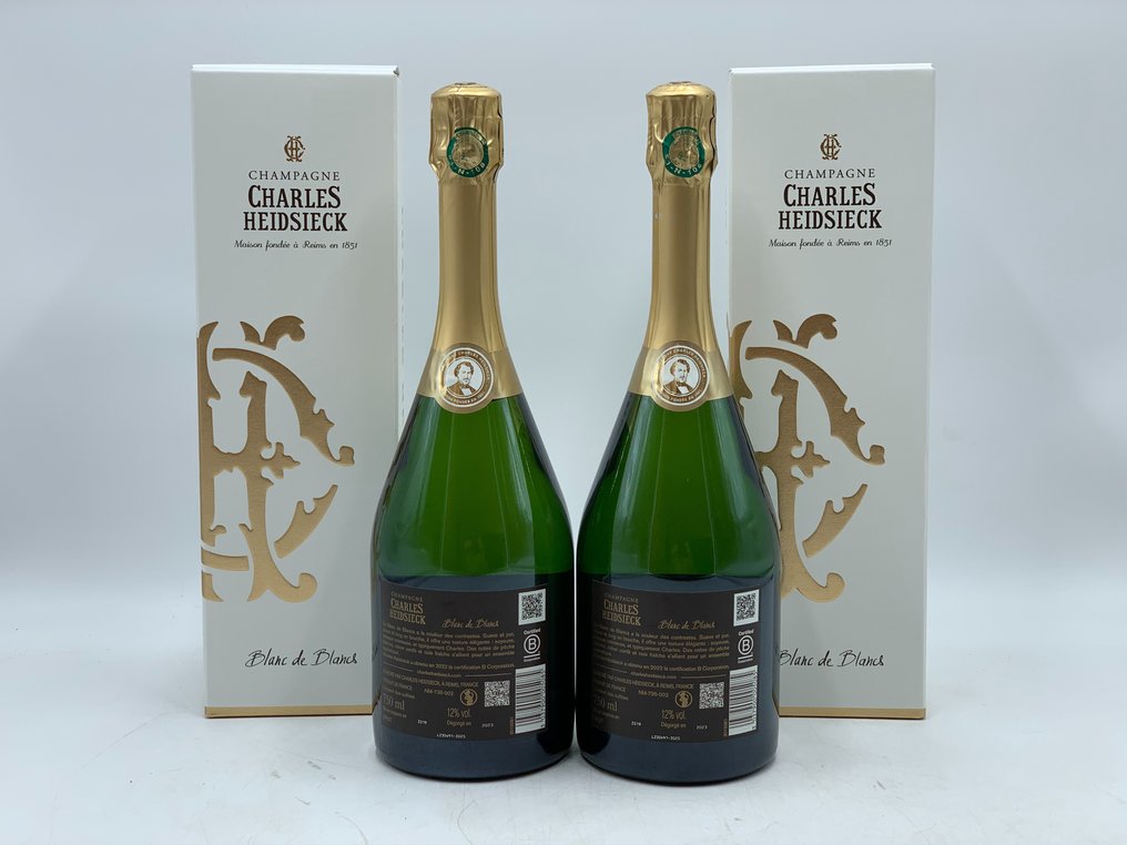 Charles Heidsieck - Champagne Blanc de Blancs - 2 Garrafas (0,75 L) #2.1