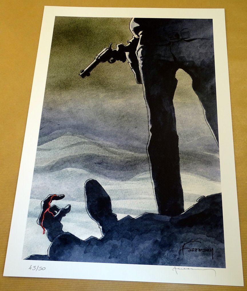 Hermann - 1 Offset Print - Duke - Celui qui tue #2.1