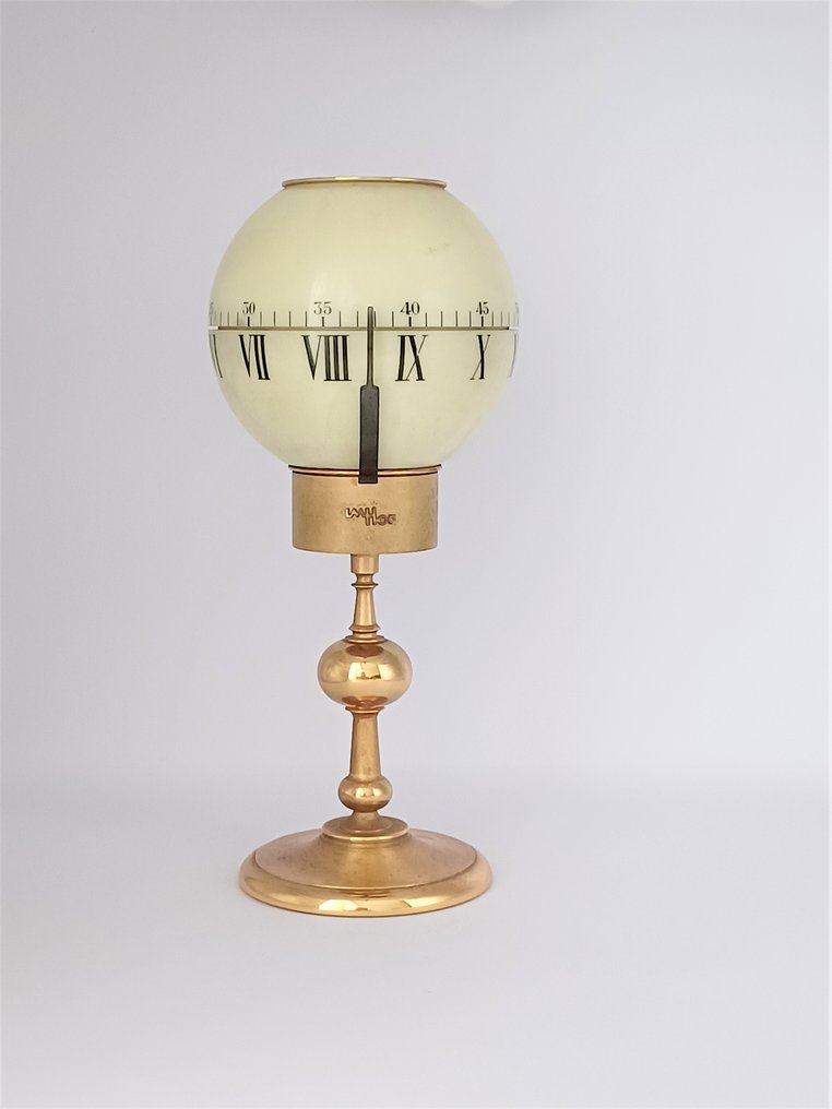 座鐘 - Imhof Tempus Fugit -   鍍金黃銅 - 1950-1960 #1.1