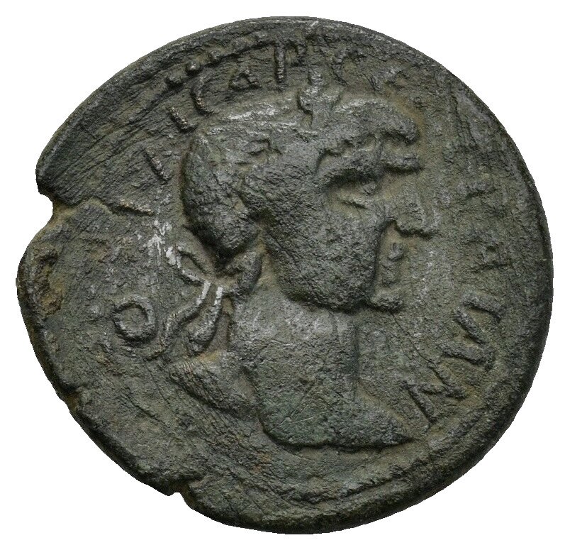 Imperiul Roman (Provincial). Traian (AD 98-117). AE 20 mint Philadelphia  (Fără preț de rezervă) #1.1