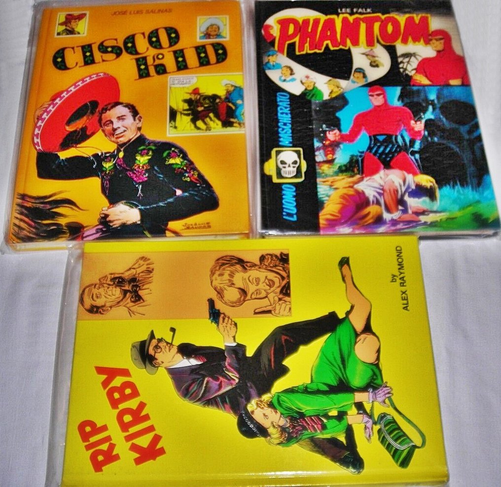cartonati Cisco kid, Rip Kirby, Phantom, Mandrake, Cino e Franco, Agente Segreto X9 nn. 1 /6 - collana completa - 6 Comic - 第一版 - 1973 #1.2