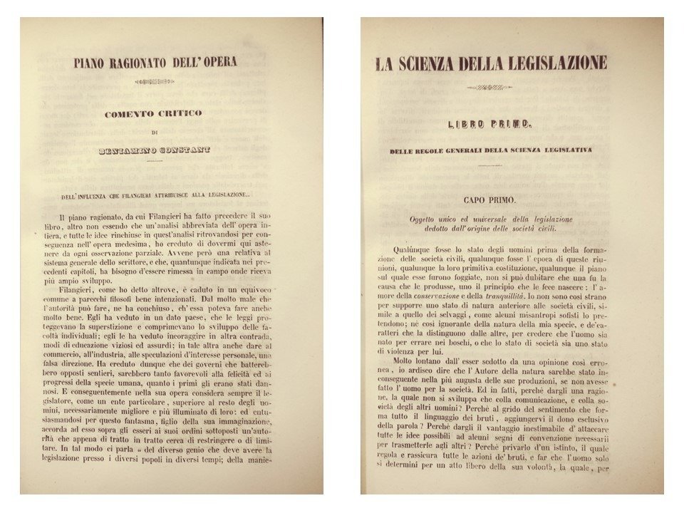 Filangieri Gaetano - La Scienza della Legislazione e gli Opuscoli Scelti - 1855 #3.1