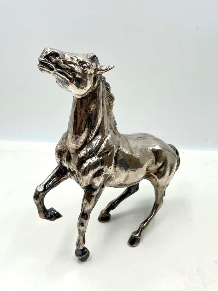 Figurin - Cavallo rampante - .800 silver #1.2