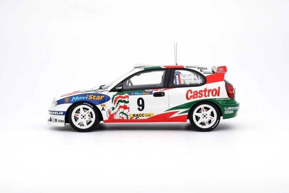 Otto Mobile 1:18 - Σπορ αυτοκίνητο μοντελισμού - Toyota Corolla WRC TTE Rally Catalunya 1998 Auriol-Giraudet - OT1102 #1.0