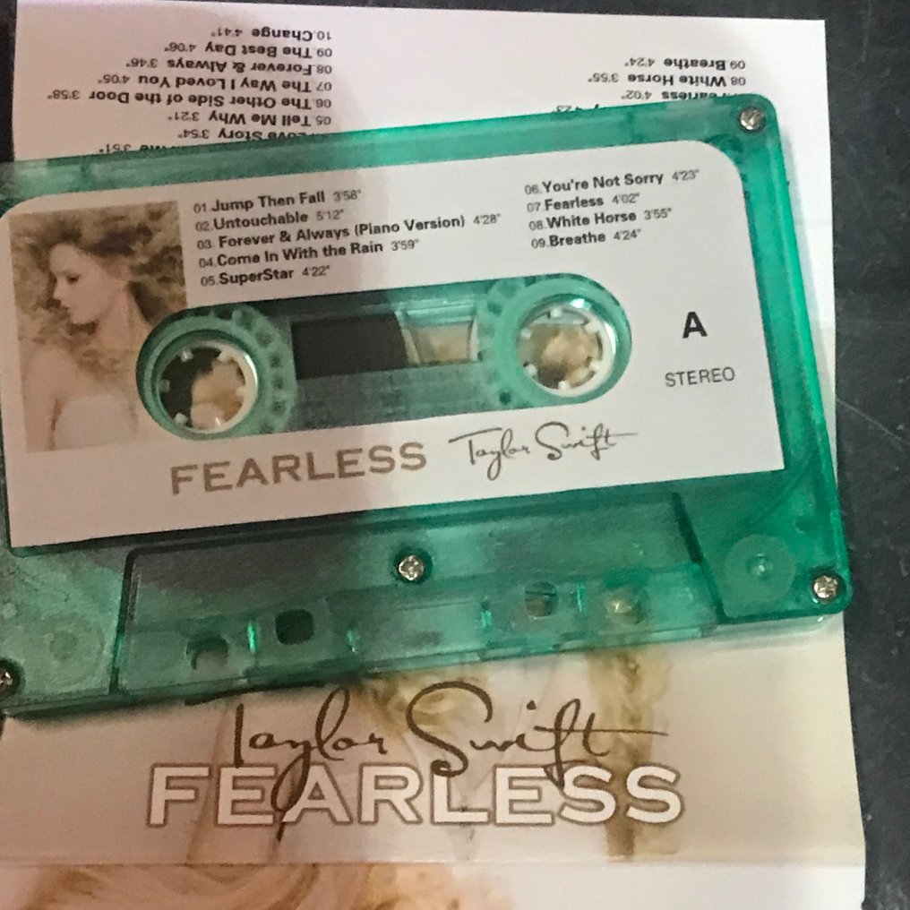 Taylor Swift - Taylor Swift 3x Cassettes Fearless/Speak Now/Red - Flere titler - Vinylplate singel - 1st Stereo pressing, Forskjellig opplag - 2023 #2.1