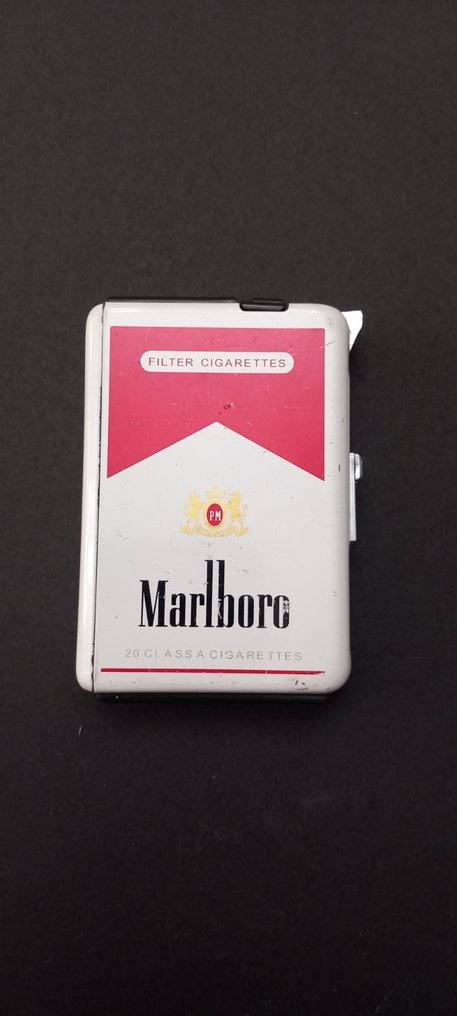 Marlboro - Sigarettenkoker met aansteker - Staal - sigaretten doosje #1.2