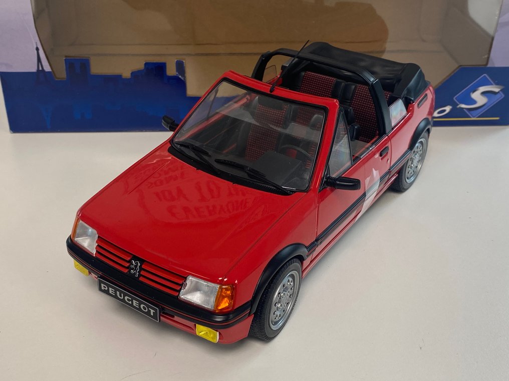 Solido 1:18 - Coche a escala - Peugeot 205 CTI MKI 1.6 Cabriolet 1989 - Edición limitada y agotada #1.1