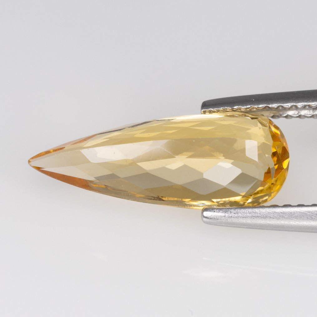 Żółty Topaz  - 3.98 ct - Antwerp Laboratory for Gemstone Testing (ALGT) - Intensywny Pomarańczowy Imperialny #2.1
