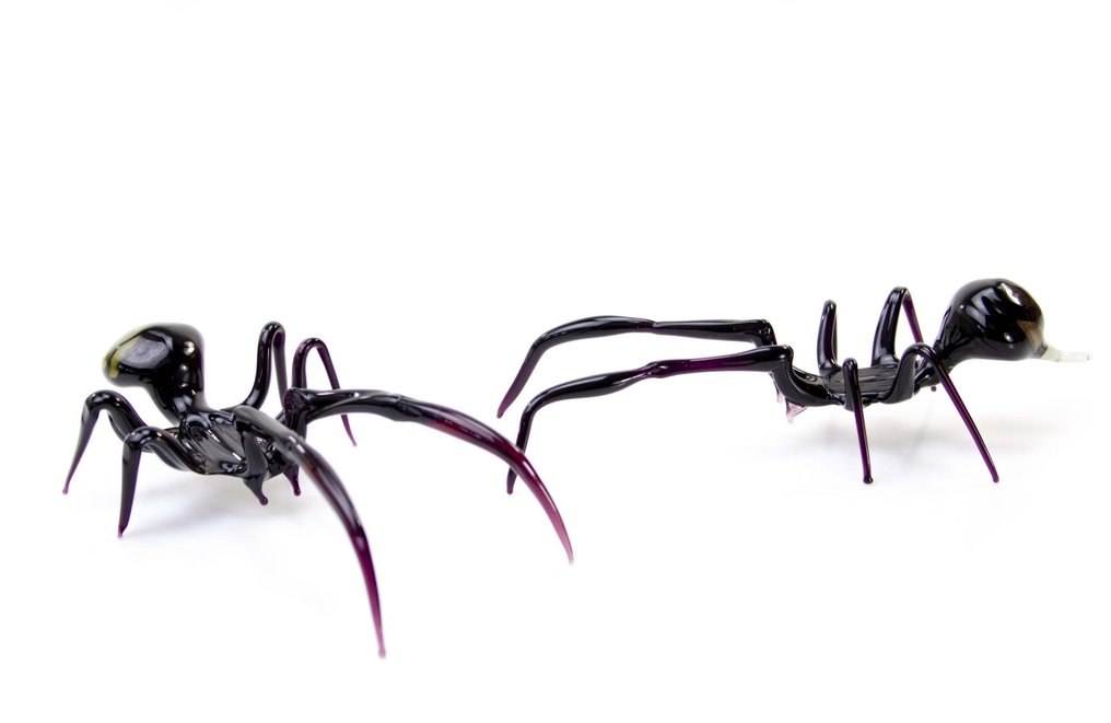 雕像, Spider Glass Hand-Crafted - 4 cm - 玻璃 #3.1