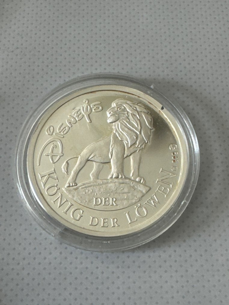 Monde. Silver medal ND König der Löwen - "Zazu", 1/2 Oz (.999)  (Sans Prix de Réserve) #2.2