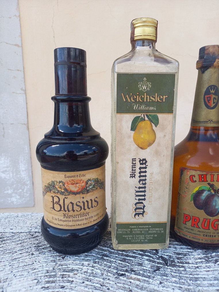 Blasius Liquore D'erbe, Williams Birnen, Chiesa Prugna, Aliberti Millefiori + Amarischia Cedro  - b. 1970年代, 1980年代, 1990年代 - 50厘升, 70厘升, 75厘升 - 6 瓶 #2.1