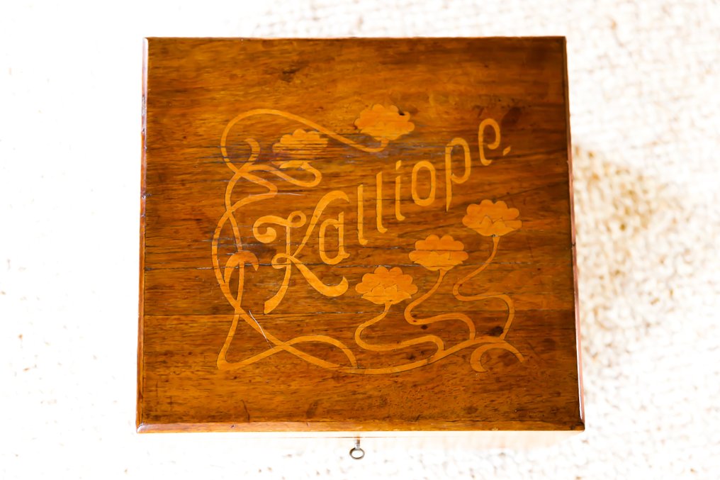 Atnieke Kalliope Calliope speeldoos muziekdoos platenspeeldoos boite a musique carillon - 音樂盒 - 德國 - 1900-1910, 1990-2000 #1.2