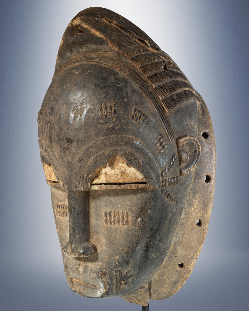 Mask - Baule - Côte d’Ivoire  (No Reserve Price) #1.1