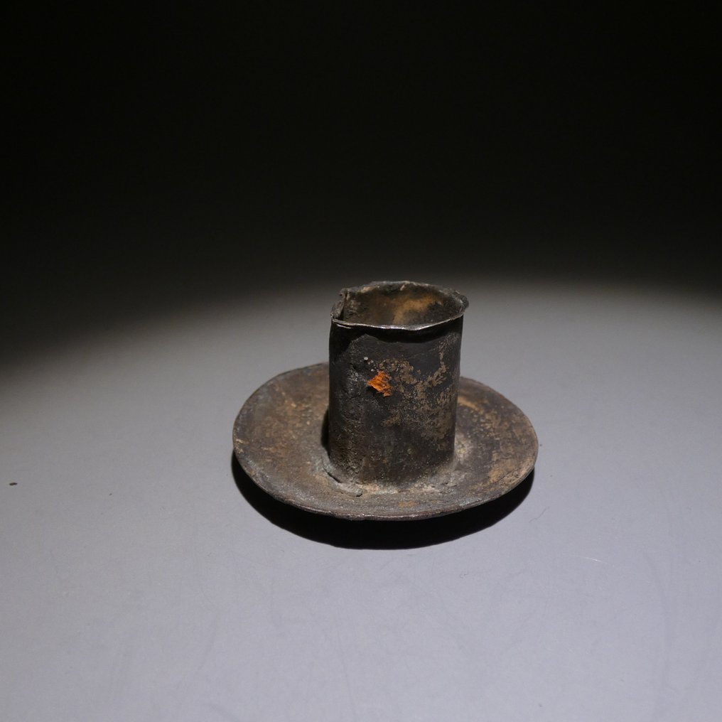 Chimu,秘鲁 銀 坦巴 - 耳环。直径3.5厘米。公元1100年至1400年。西班牙进口许可证。 #3.2