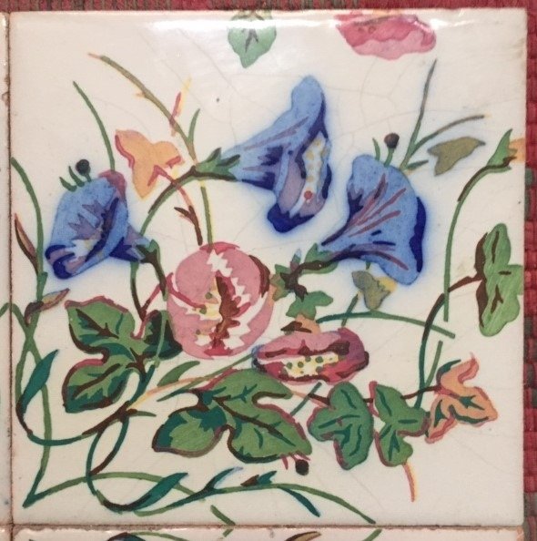 Artes e Artesanato Azulejo (8) - Um conjunto de azulejos antigos art nouveau Valência Espanha - Arte nova - 1900-1910 - Azulejos Espanhóis Antigos  #3.2