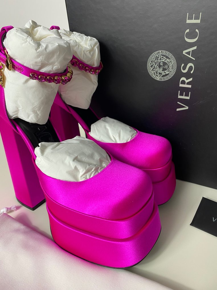 Versace - 高跟凉鞋 - 尺寸: Shoes / EU 38.5 #1.2