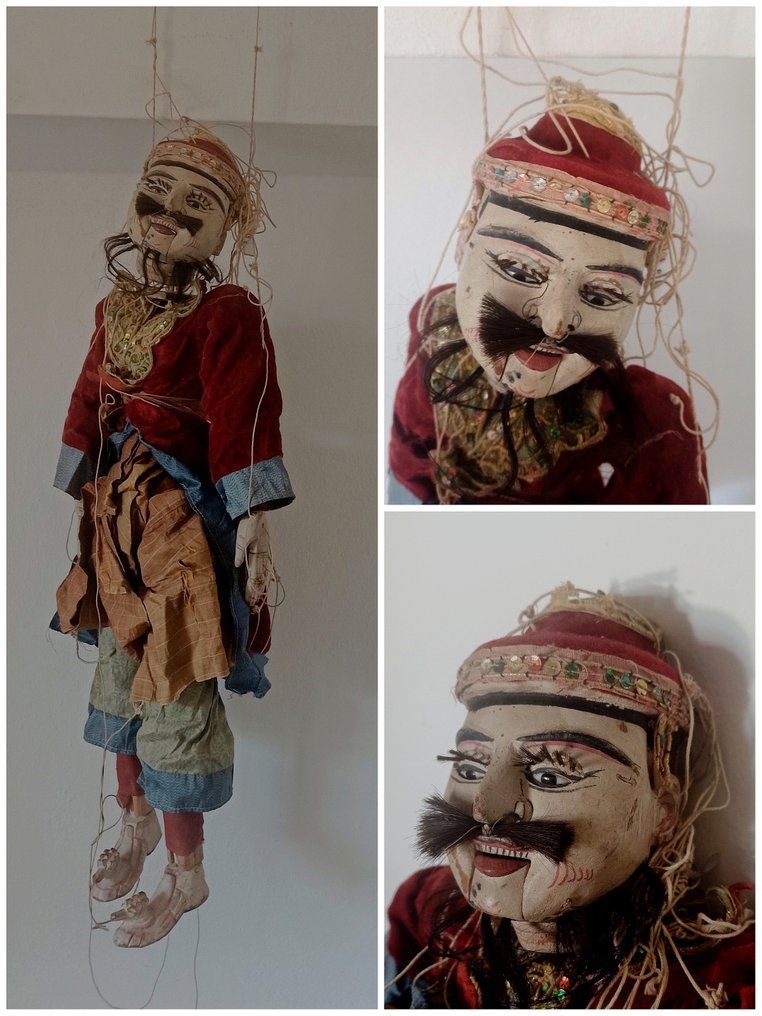 Marionnette - "Mondo del bizzarro" - 74 cm - Bois - 1920 environ #1.1