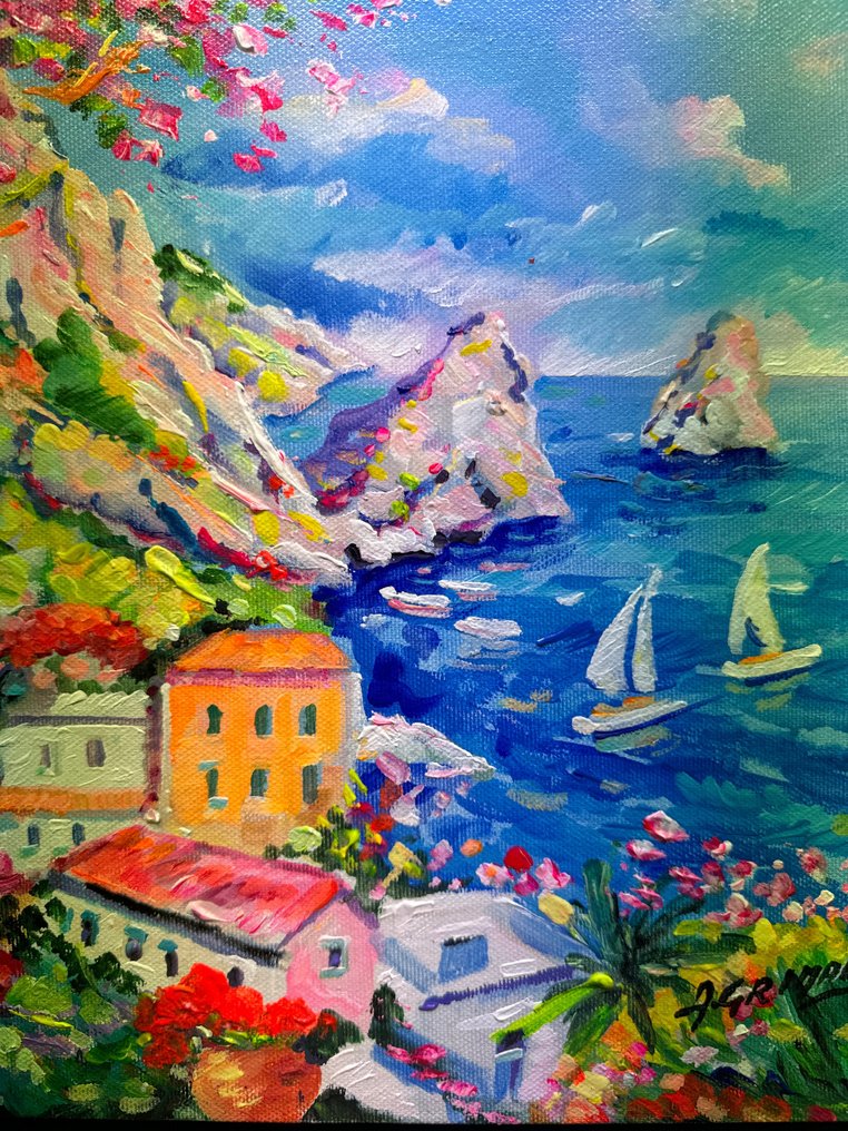 Alfredo Grimaldi (1950) - Capri - I Faraglioni #2.2