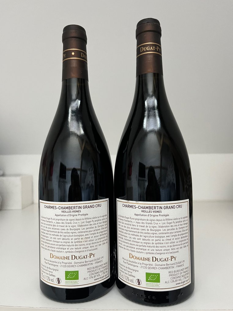 2019 Domaine Dugat Py - Charmes-Chambertin Grand Cru - 2 Botellas (0,75 L) #1.2