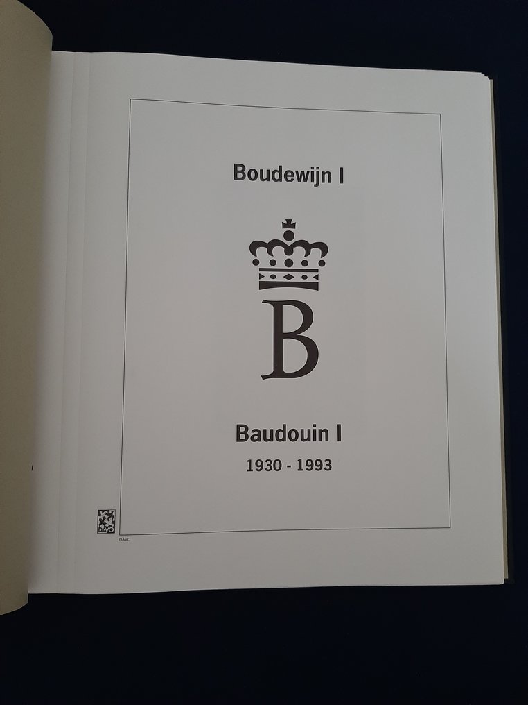 Βέλγιο 1935/1993 - Το αναμνηστικό άλμπουμ του Ντάβο King Baudouin έχει πλήρη σφραγίδα #2.1