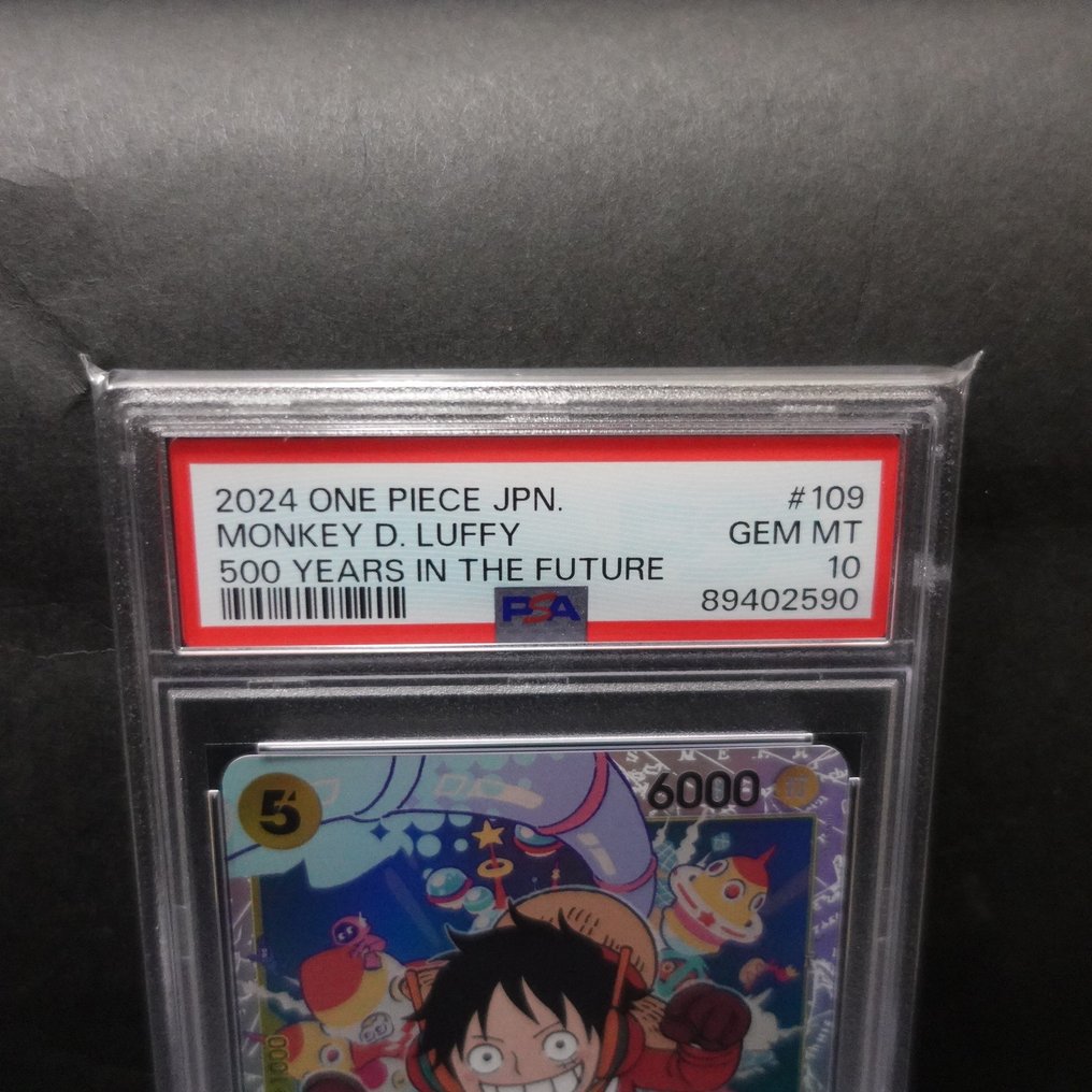 Bandai Graded card - One Piece - MONKEY D. LUFFY - 500 YEARS IN THE FUTURE - PSA 10 #1.2