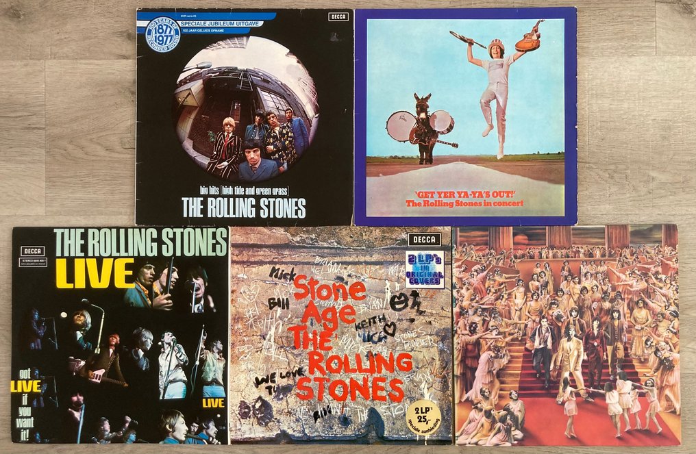 Rolling Stones - 1 Double Album + 3 Single Albums - LP-albummer (flere elementer) - 1966 #1.1