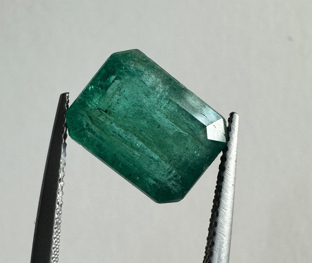 No Reserve Price - 1 pcs  Green Emerald  - 7.50 ct - Asian Institute of Gemological Sciences (AIGS) - Vivid Green by AIGS #1.1