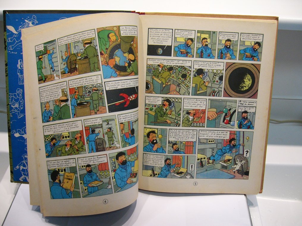 Tintin T17 - On a marché sur la lune (B11) - C - 1 Album - Eerste druk - 1954 #3.2