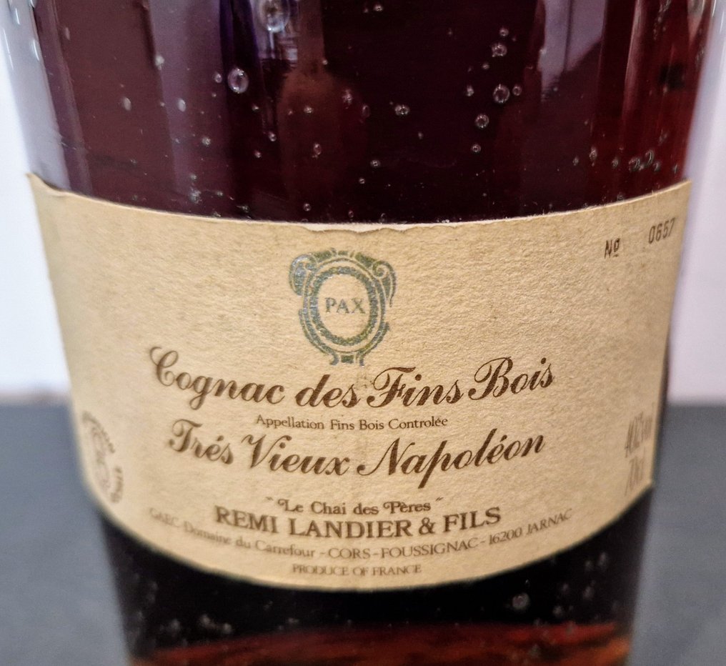 Rémi Landi - Très Vieux Napoléon cognac  - b. década de 1990 - 70cl #1.2