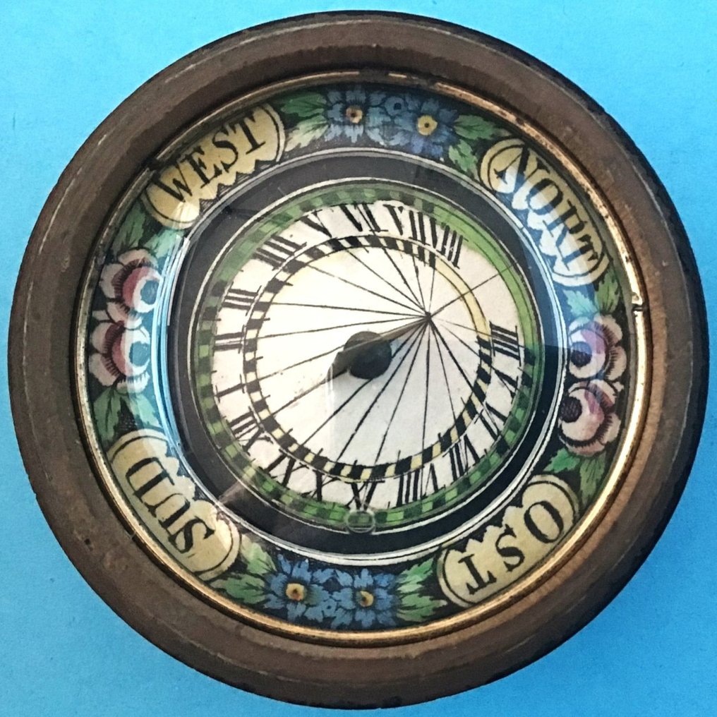  Floating compass sundial - Glas, Træ #3.2