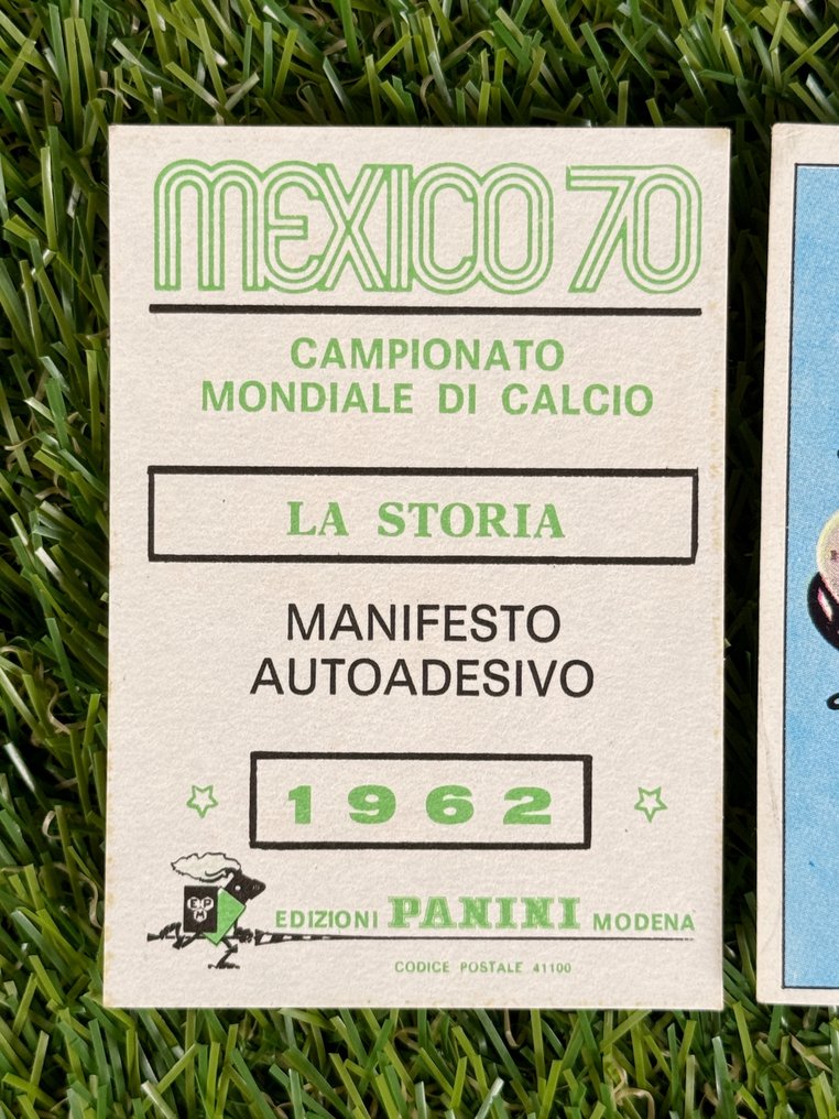 1970 - Panini - Mexico 70 World Cup, Poster WC Chile 1962 - con velina originale - 1 Card #2.1
