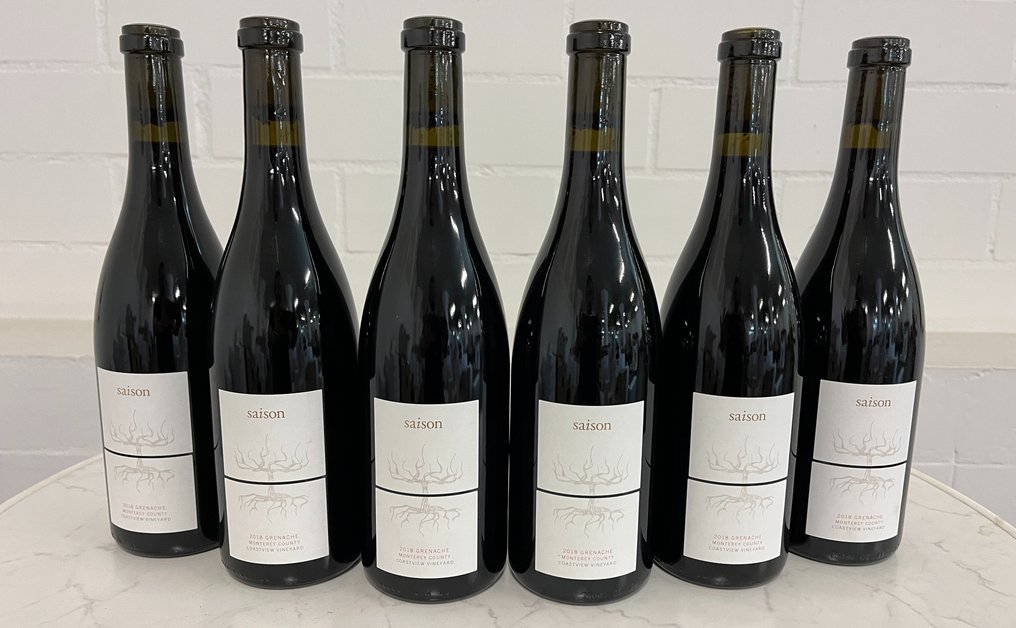 2018 Saison Winery. Grenache Coastview - Californien - 6 Flasker (0,75 L) #1.0