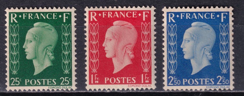 Frankreich 1945 - Mariana de Dulac - Yvert 701A/701F #2.1
