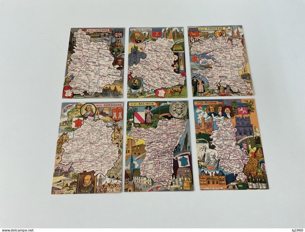 Francia - cartas geográficas - Postal (48) - 1940-1940 #3.2