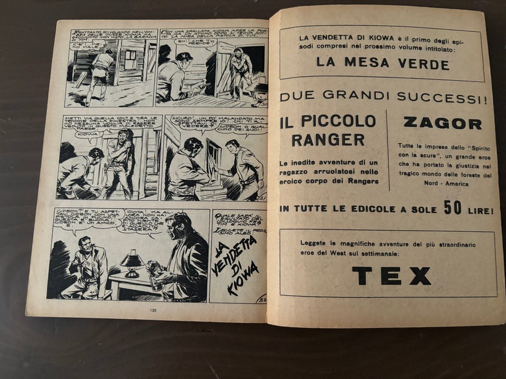 Tex n. 30 aut. 2926 - Old pawnee bill - 1 Comic - Pierwsze Wydanie - 1963 #3.2
