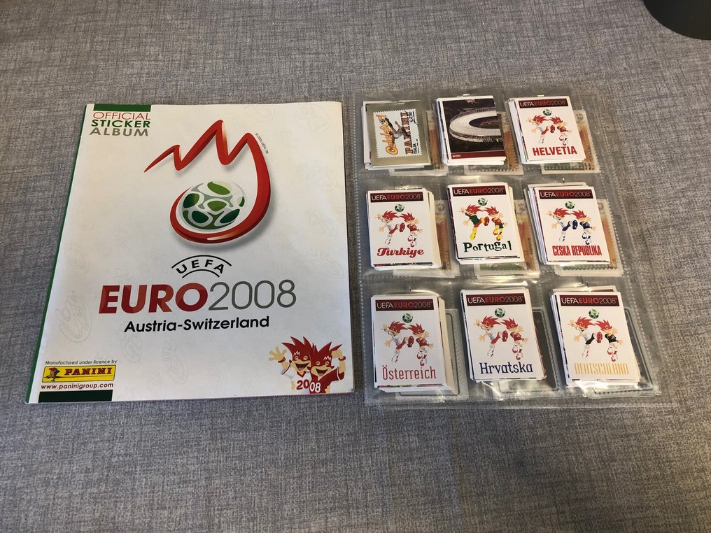 Panini - Euro 2008 Empty album + complete loose sticker set #1.1