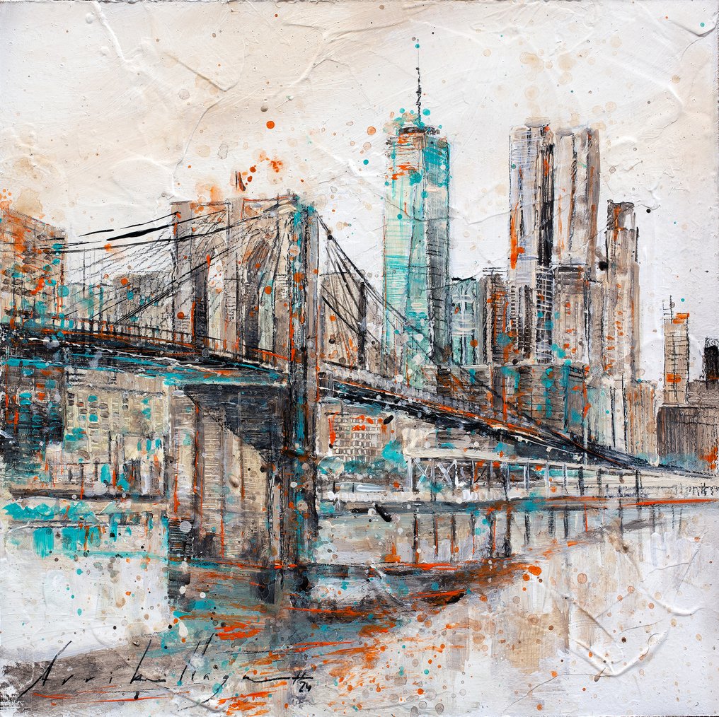 Fernando Arribillaga (1984) - Paseando por NewYork, Puente de Brooklyn #1.1
