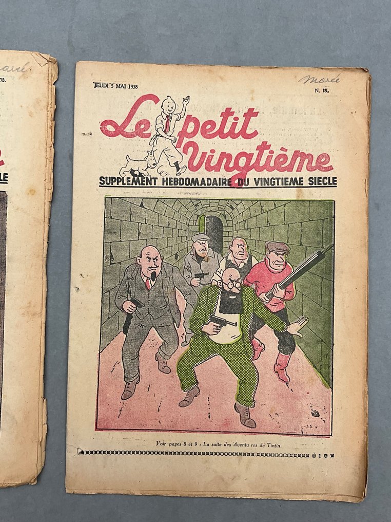Le Petit Vingtième - Ensemble de 2 fascicules - couvertures de Hergé - 2 riviste - 1938 #2.2
