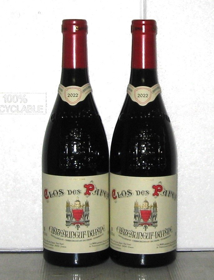 2022 Domaine du Clos des Papes (Paul Avril) - Châteauneuf-du-Pape - 2 Bottles (0.75L) #1.0