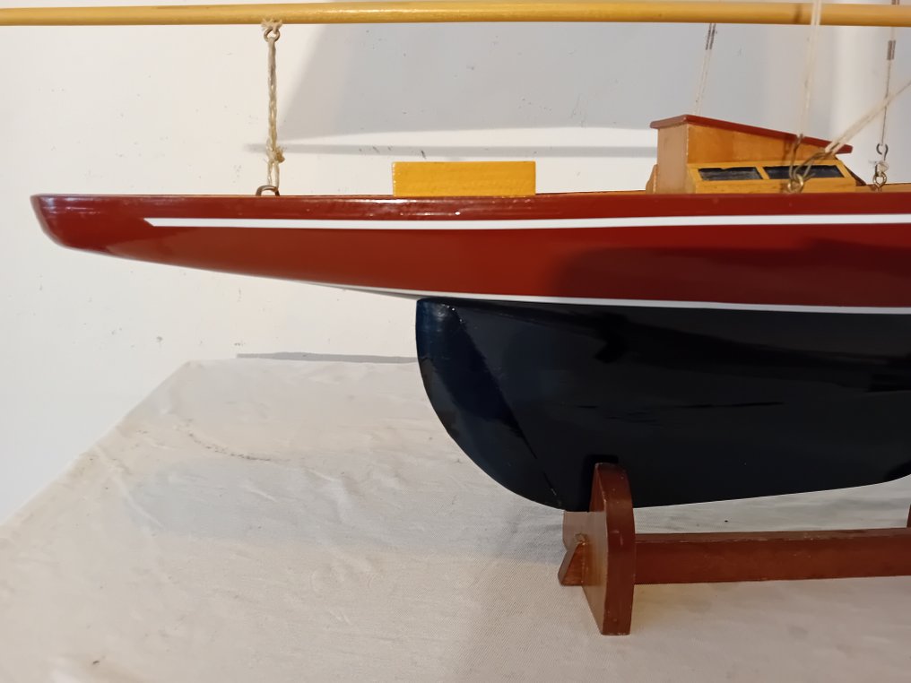 Miniatura de iate  (2) - Long keel sailing ketch - Duas velas dianteiras e vela principal #3.1