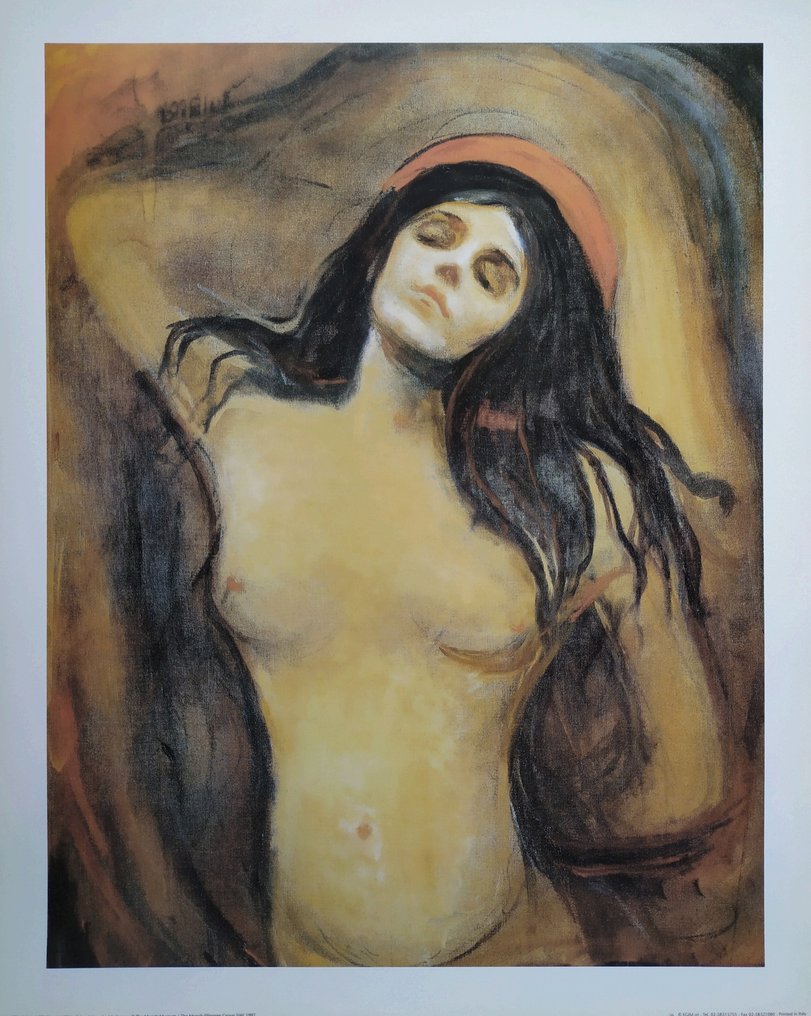 Edvard Munch (1863-1944) (after) - "Madonna, 1894-95" #1.0