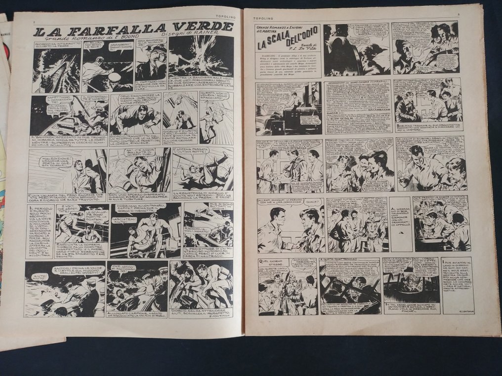 Topolino 724/737 - 14x topolino giornale anno 1949 - 14 Comic - Eerste druk #3.2