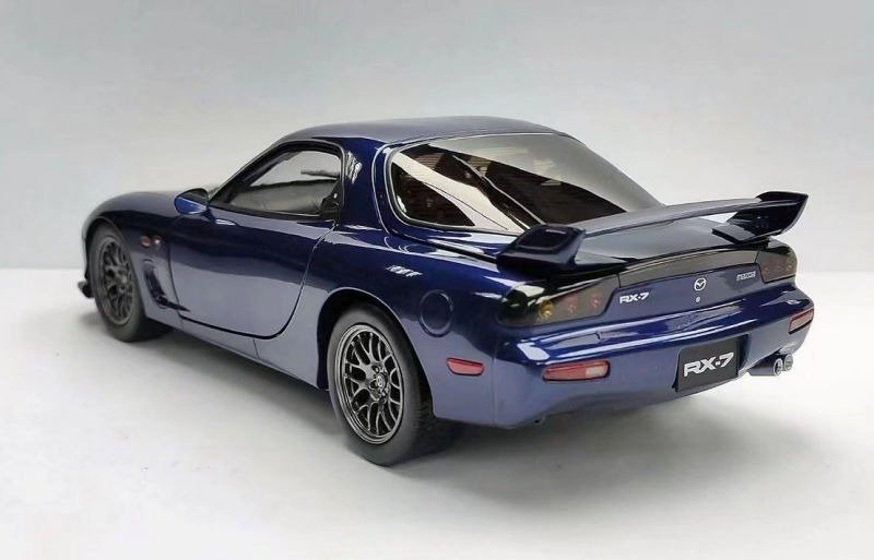 Polar master 1:18 - 模型車 - Mazda RX7 - Spirit R - Blauw metallic #2.1