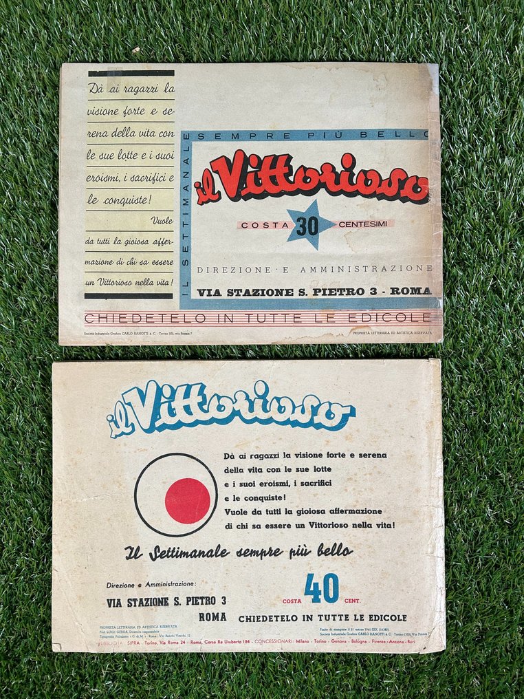 Supplementi al Vittorioso Gli albi del Vitt, nn 9, 14, 15, 16, 22 - Supplementi - 5 Comic - Primeira edição - 1942 #3.2