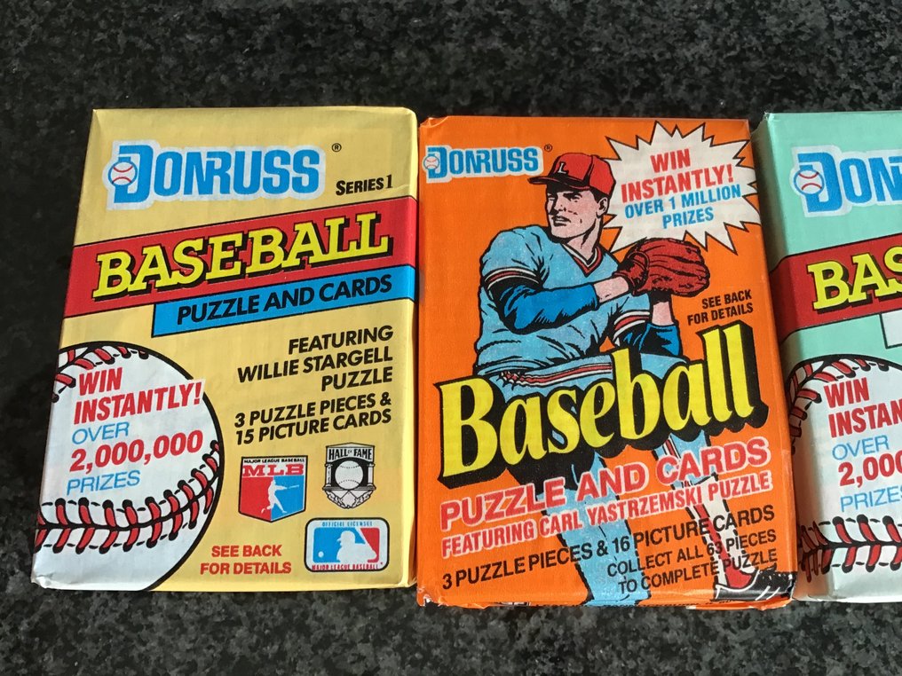 1988-90 - Donruss - 40 never opened wax packs MLB / Baseball - 30+ years old packs - 40 Pack #2.2