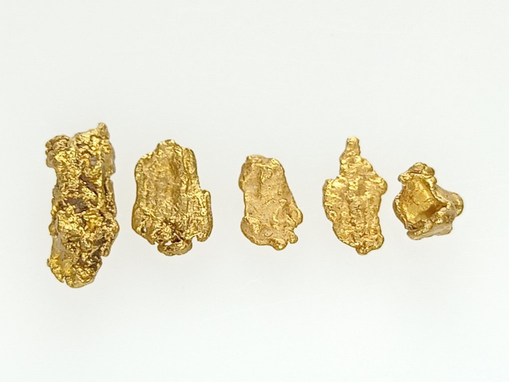 Bryłki złota 0,51 gr - Laponia/Finlandia Samorodki- 0.51 g #3.1
